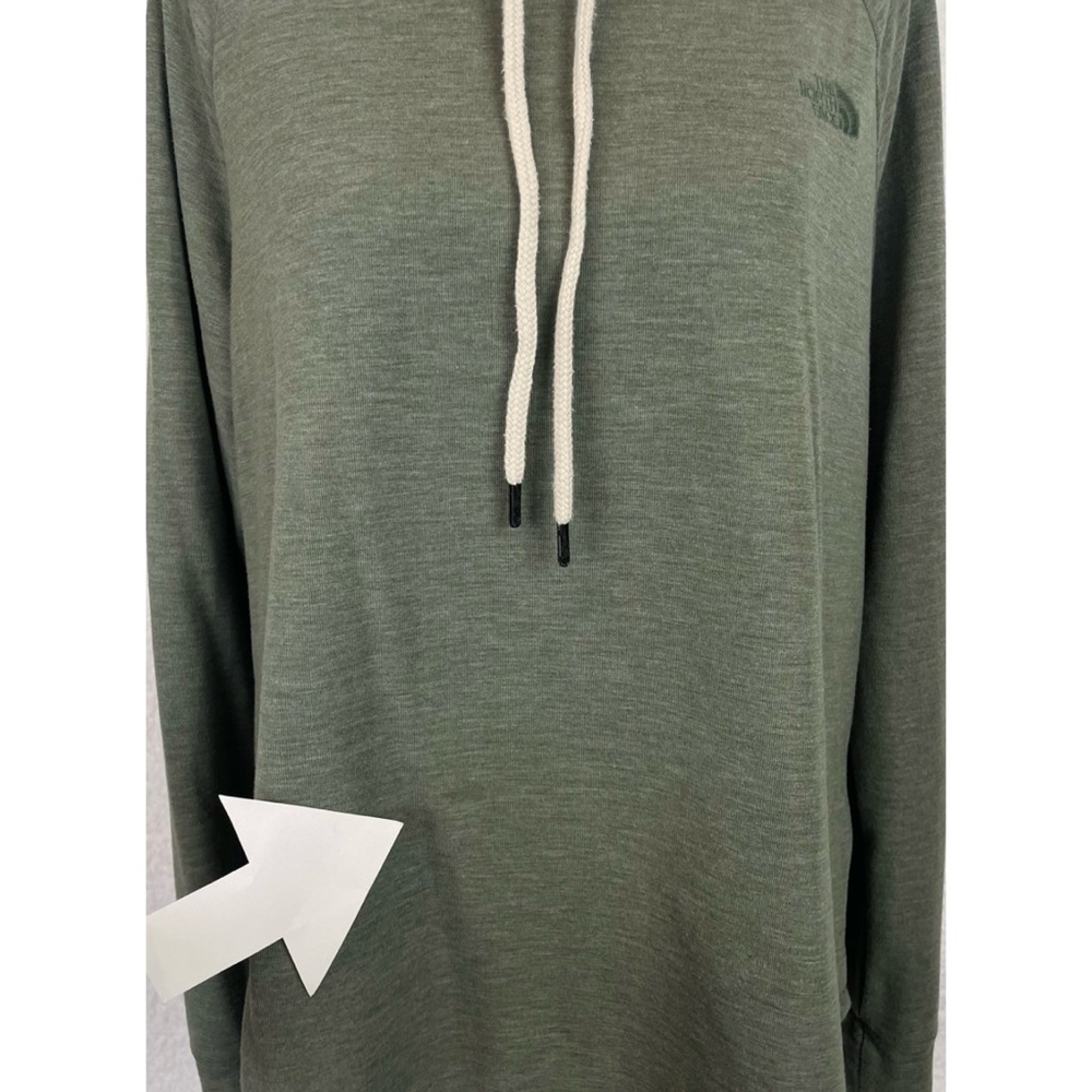 THE NORTH FACE • Thyme Heather Westbrae Knit Pullover Hoodie, L - Picture 13 of 15